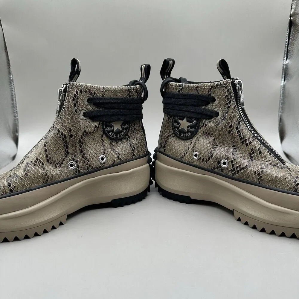Converse Run Star Hike “Snakeskin” Limited Edition Athletic Shoes 170056C Size 3